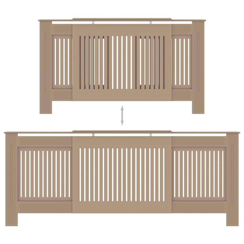 radiatorskjuler 205 cm konstrueret træ