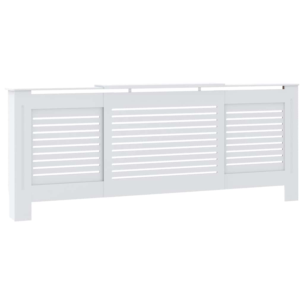 radiatorskjuler 205 cm MDF hvid