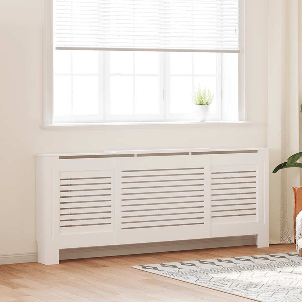 radiatorskjuler 205 cm MDF hvid