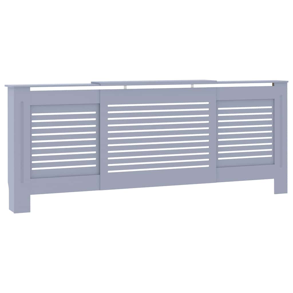 radiatorskjuler 205 cm MDF grå
