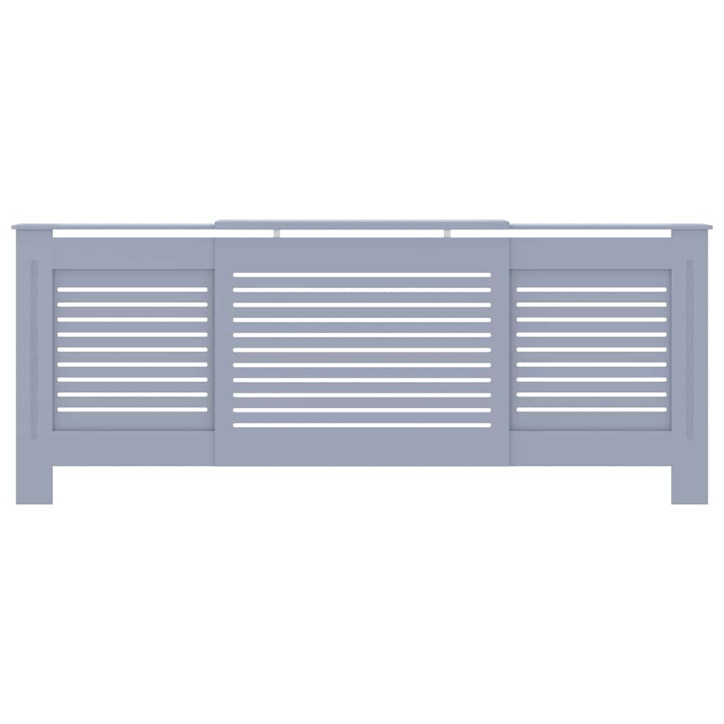 radiatorskjuler 205 cm MDF grå