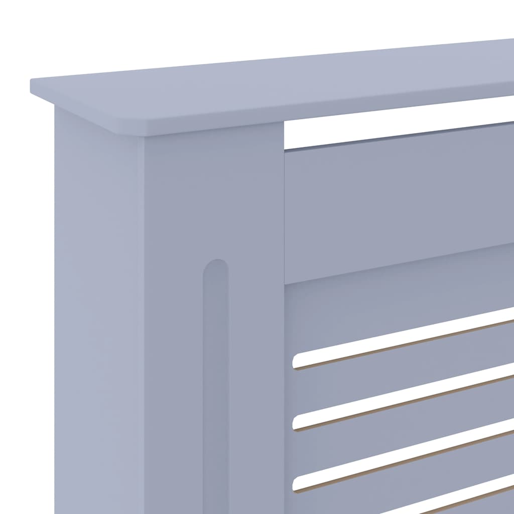 radiatorskjuler 205 cm MDF grå