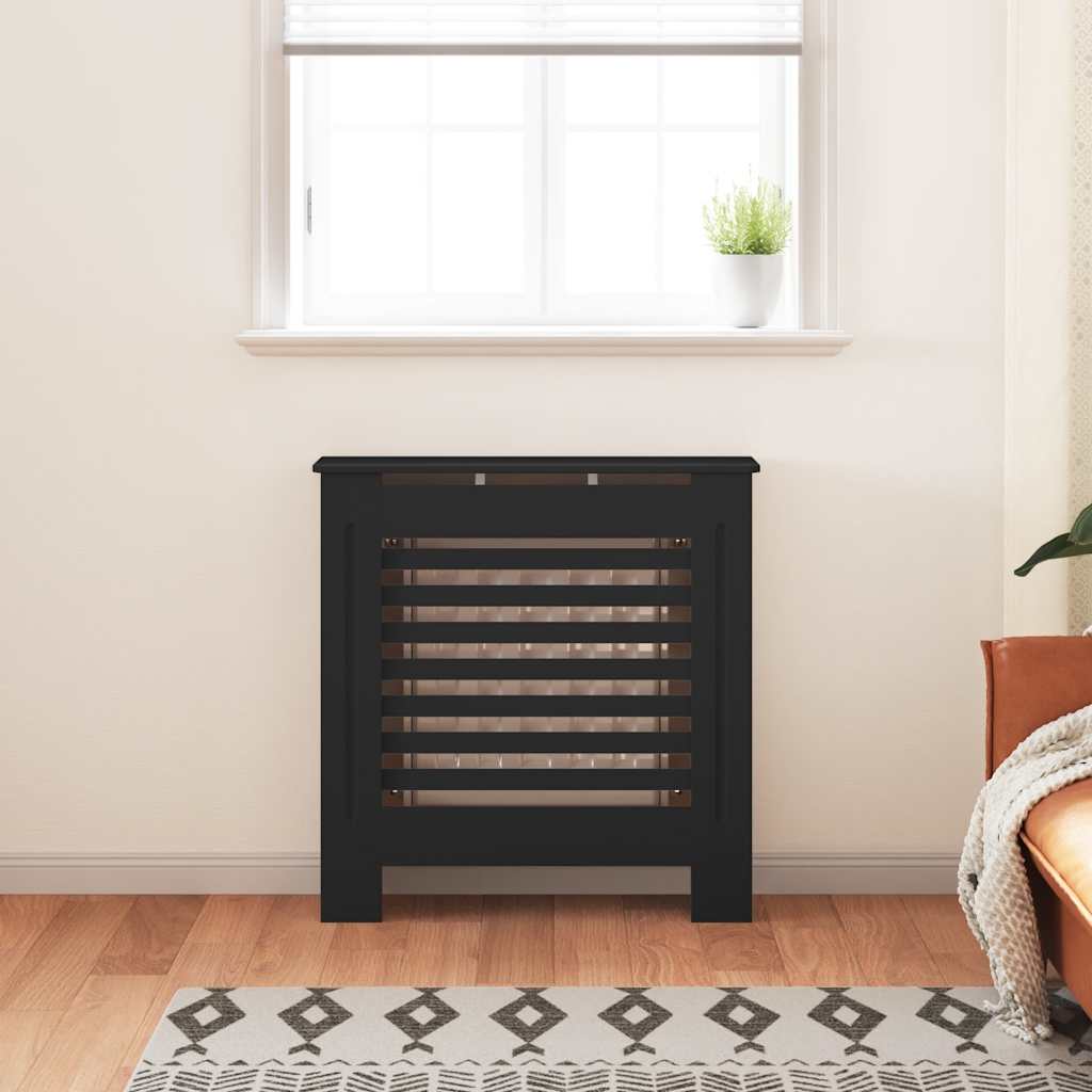 radiatorskjuler 78 cm MDF sort