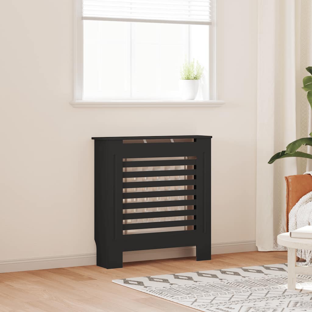 radiatorskjuler 78 cm MDF sort