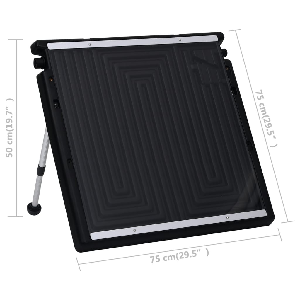 solpanel til pool 75x75 cm