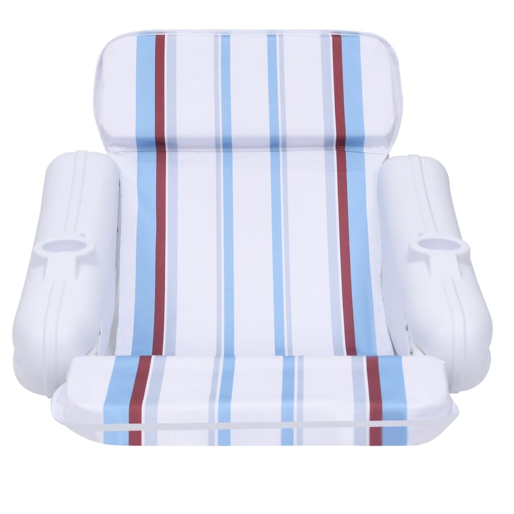 oppustelig poolstol 140x83x60 cm
