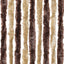 insektgardin 56x200 cm chenille beige og lysebrun