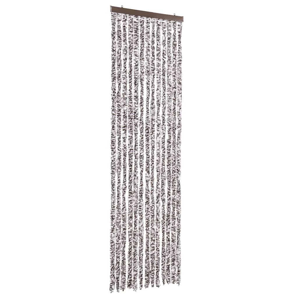 insektgardin 56x200 cm chenille brun og beige
