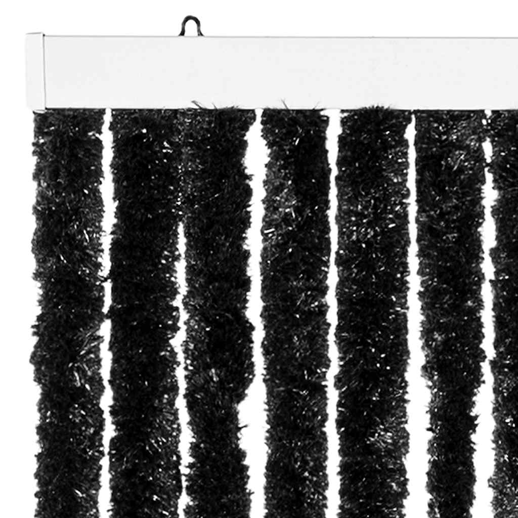 insektgardin 56x200 cm chenille antracitgrå