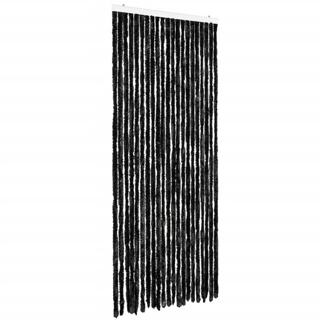 insektgardin 90x200 cm chenille antracitgrå