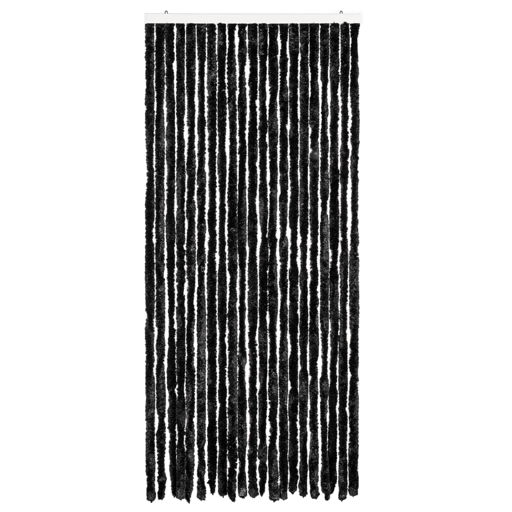 insektgardin 90x200 cm chenille antracitgrå