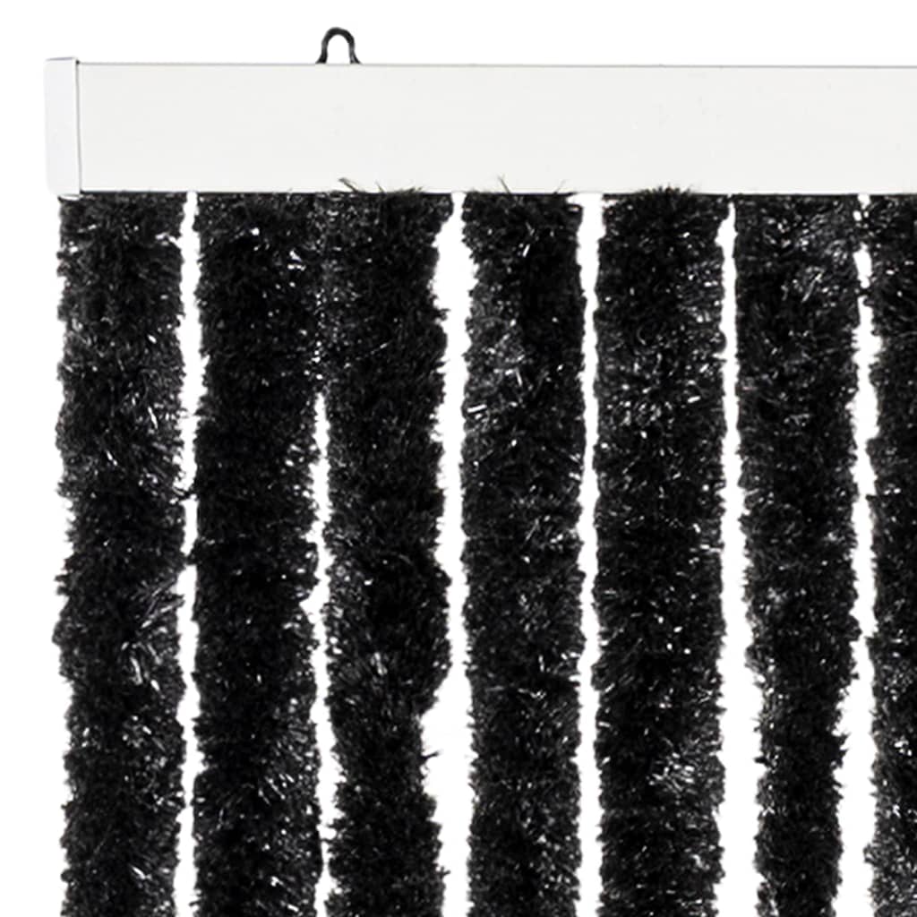 insektgardin 90x200 cm chenille antracitgrå