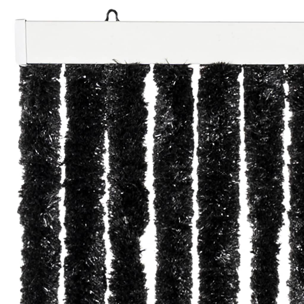 insektgardin 118x200 cm chenille antracitgrå