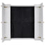 sandkasse 95x90x15 cm fyrretræ hvid