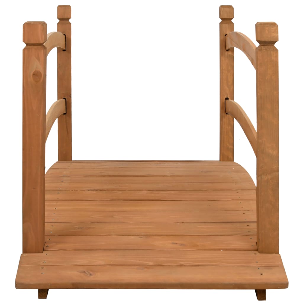 gangbro til haven 140x60x60 cm massivt fyrretræ