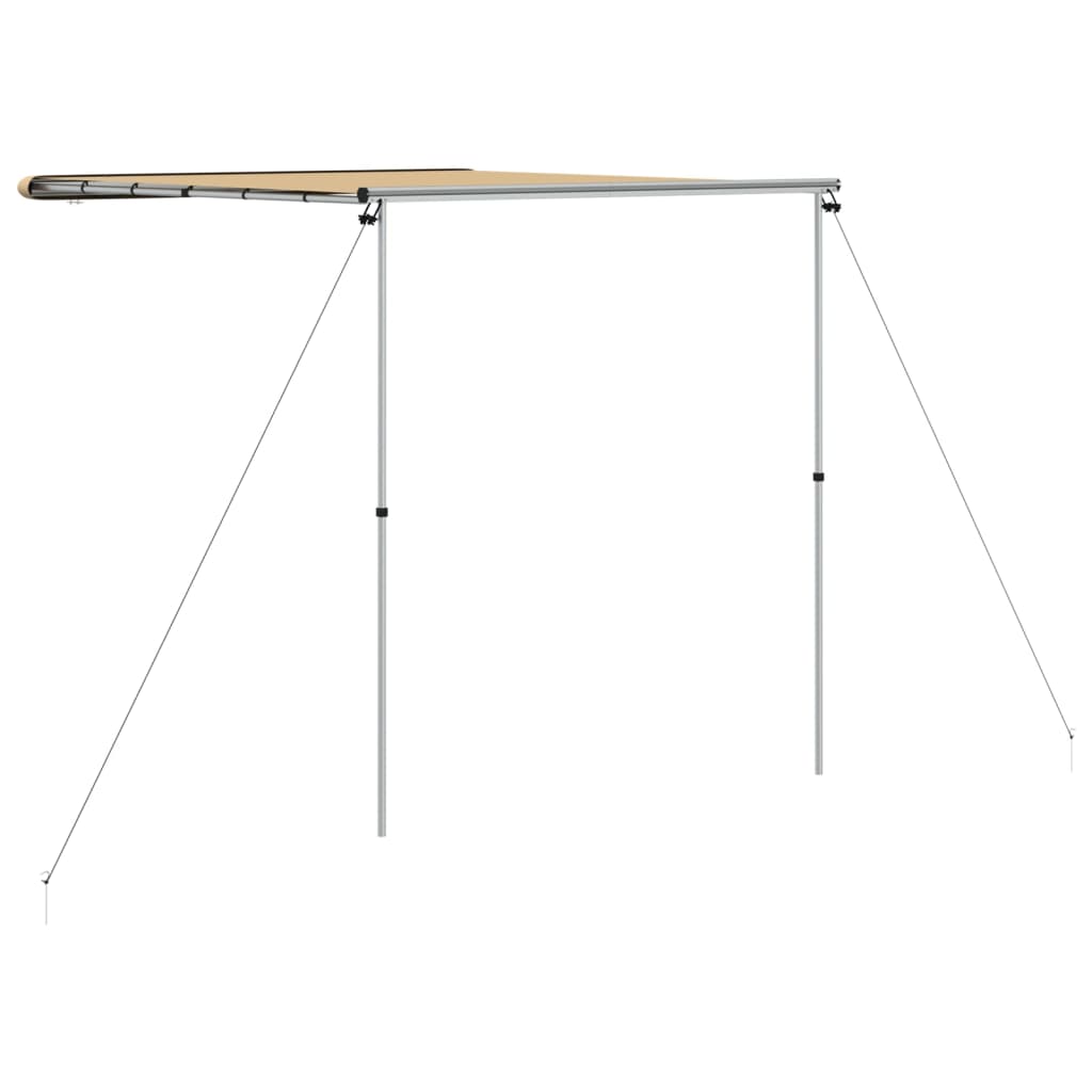 markise til campingvogne 2x2,5x2,15 m beige