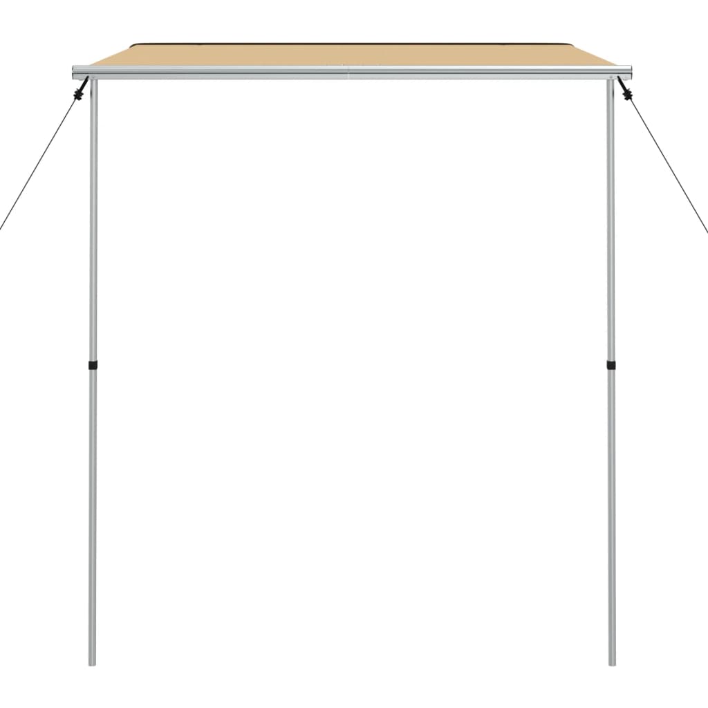 markise til campingvogne 2x2,5x2,15 m beige