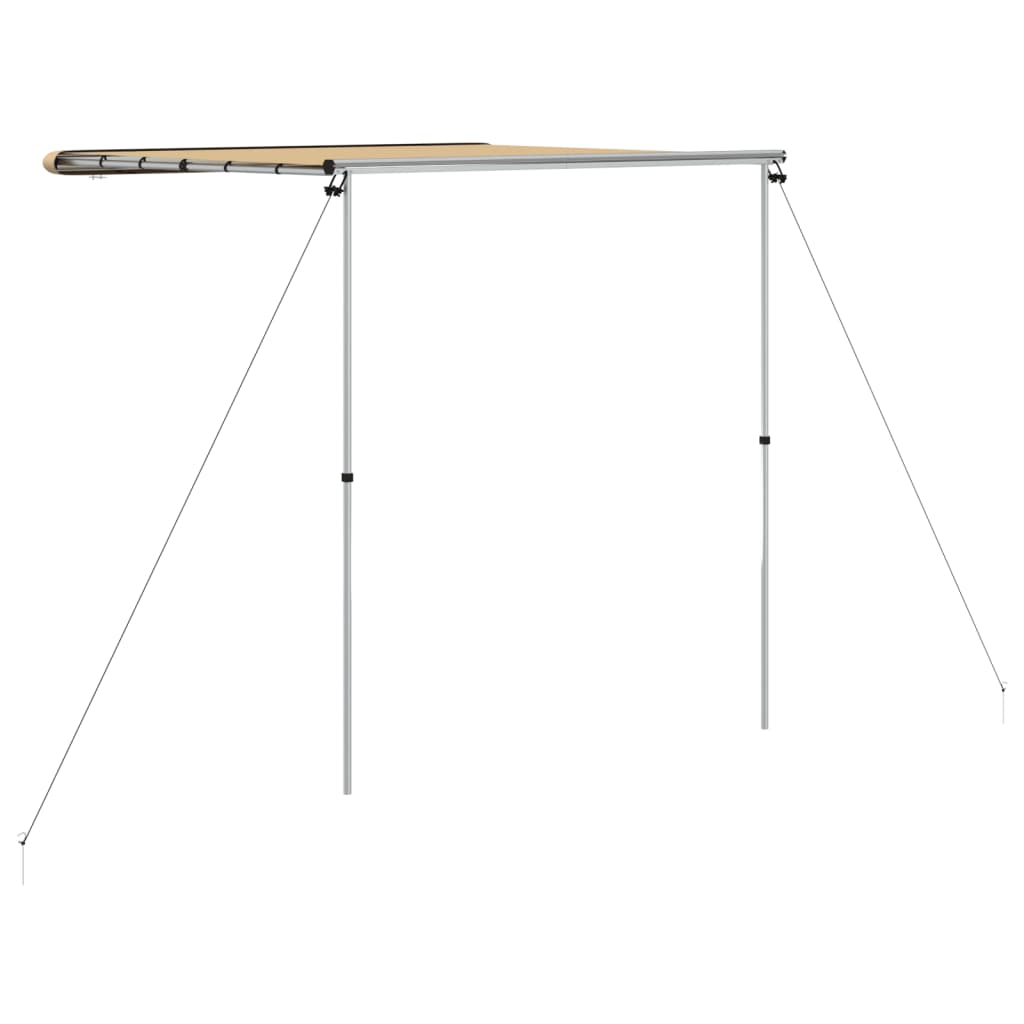 markise til campingvogne 2,4x2x2,15 m beige