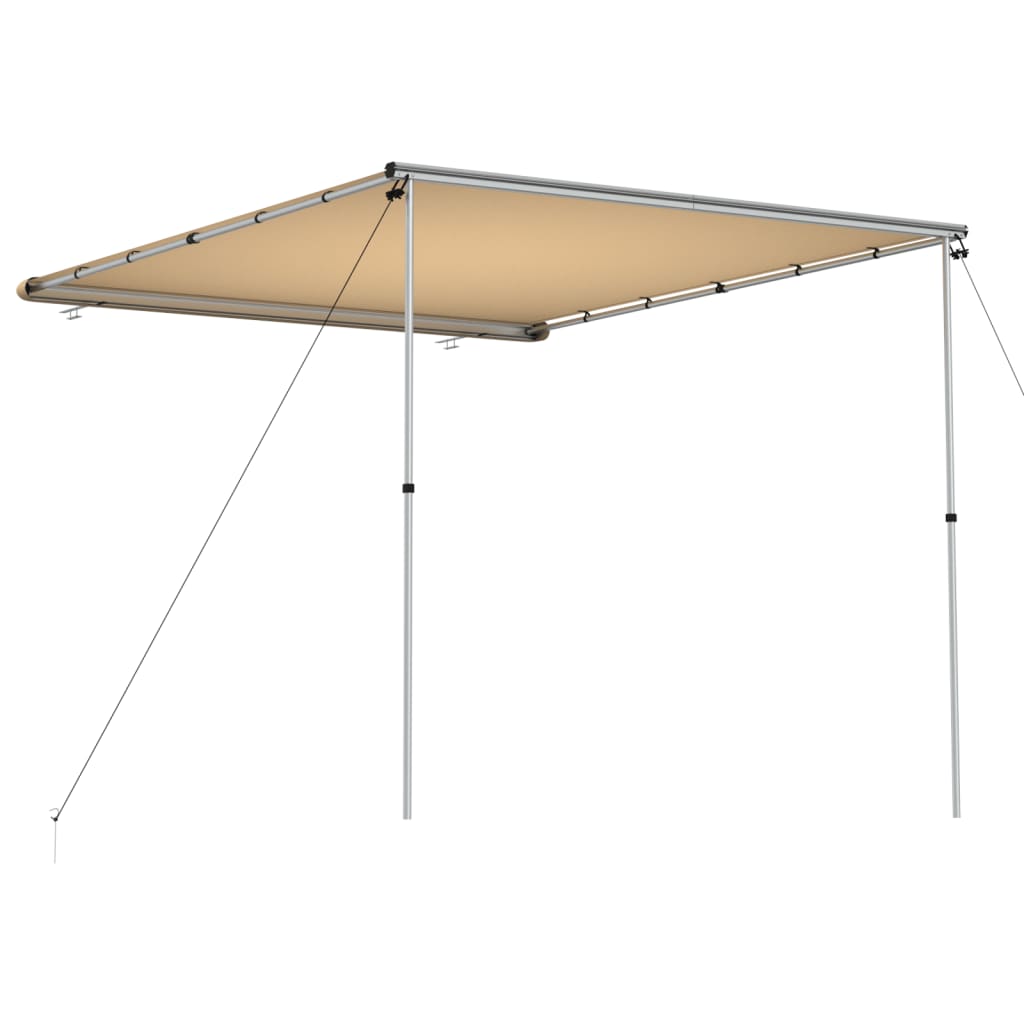 markise til campingvogne 2,4x3x2,15 m beige