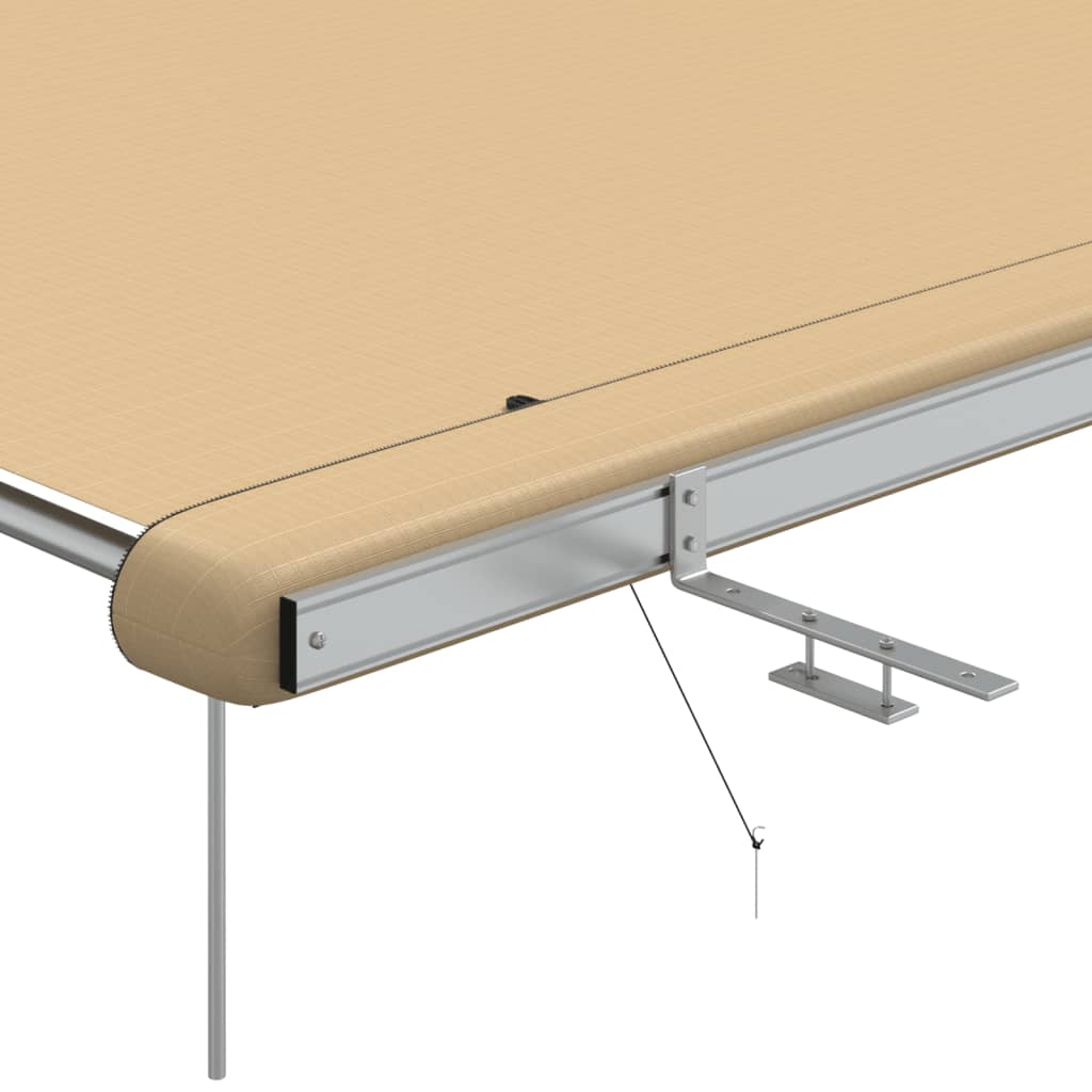 markise til campingvogne 2,4x3x2,15 m beige