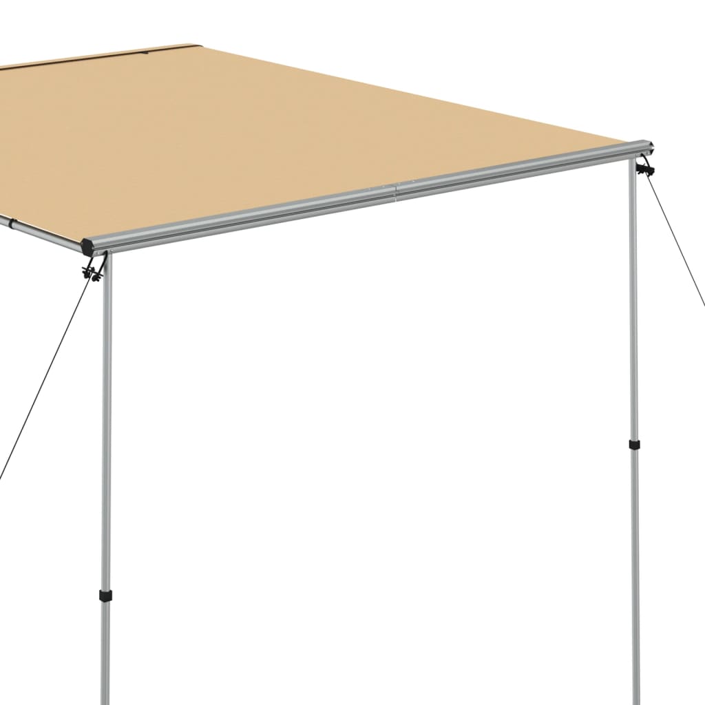markise til campingvogne 2,4x3x2,15 m beige