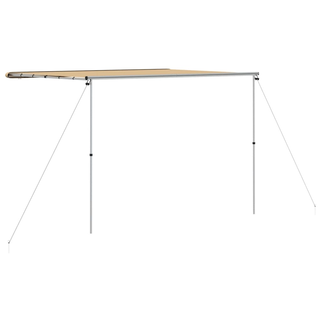 solsejl til campingvogn 3x2,5x2,15 m beige
