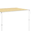 solsejl til campingvogn 3x3x2,15 m beige