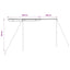 solsejl til campingvogn 3x3x2,15 m beige