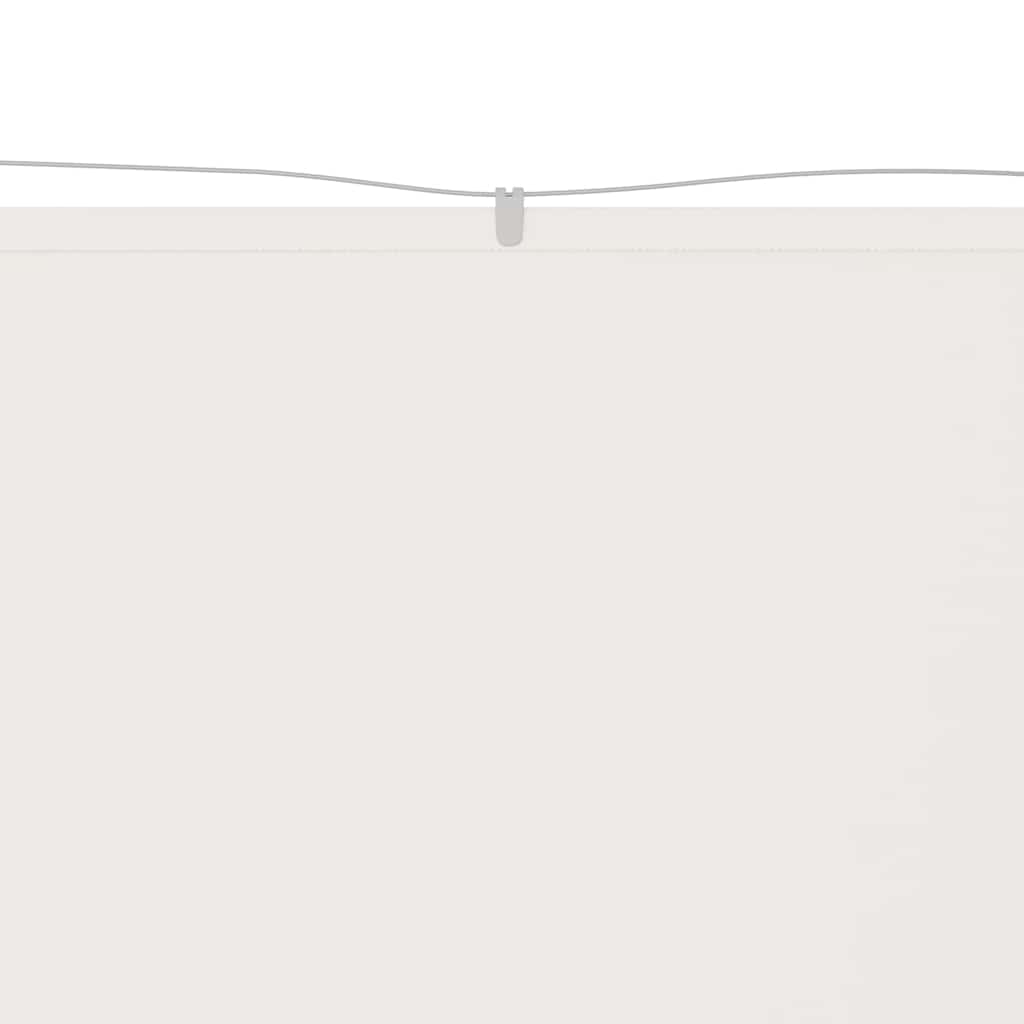 lodret markise 100x1000 cm oxfordstof hvid