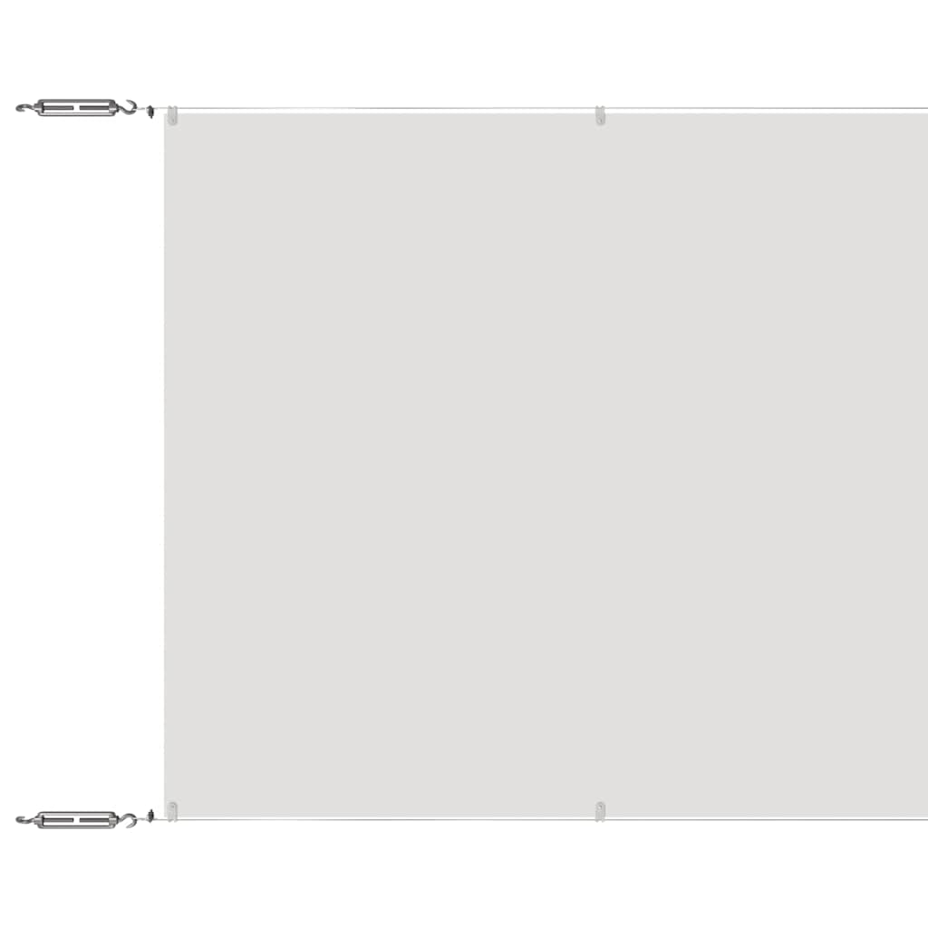 lodret markise 140x600 cm oxfordstof hvid