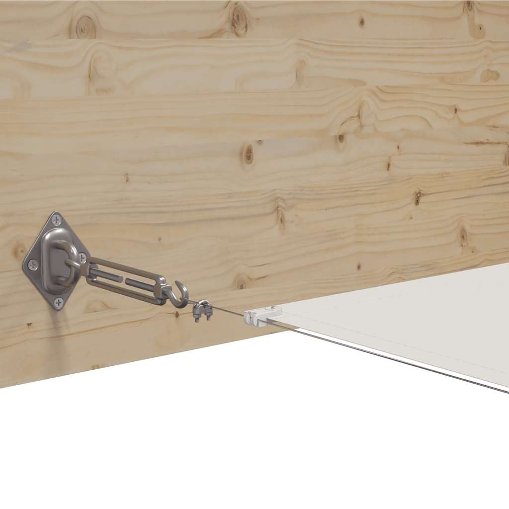 lodret markise 140x600 cm oxfordstof hvid
