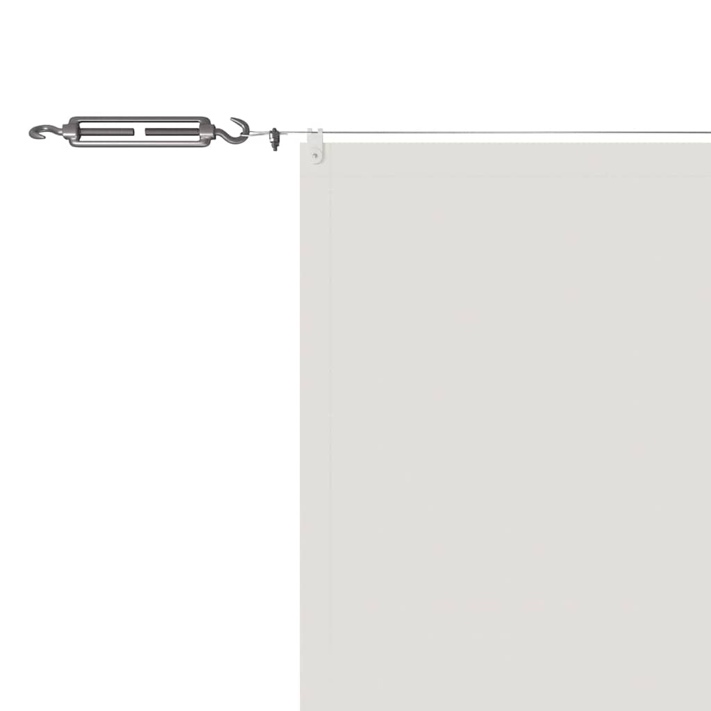lodret markise 140x600 cm oxfordstof hvid