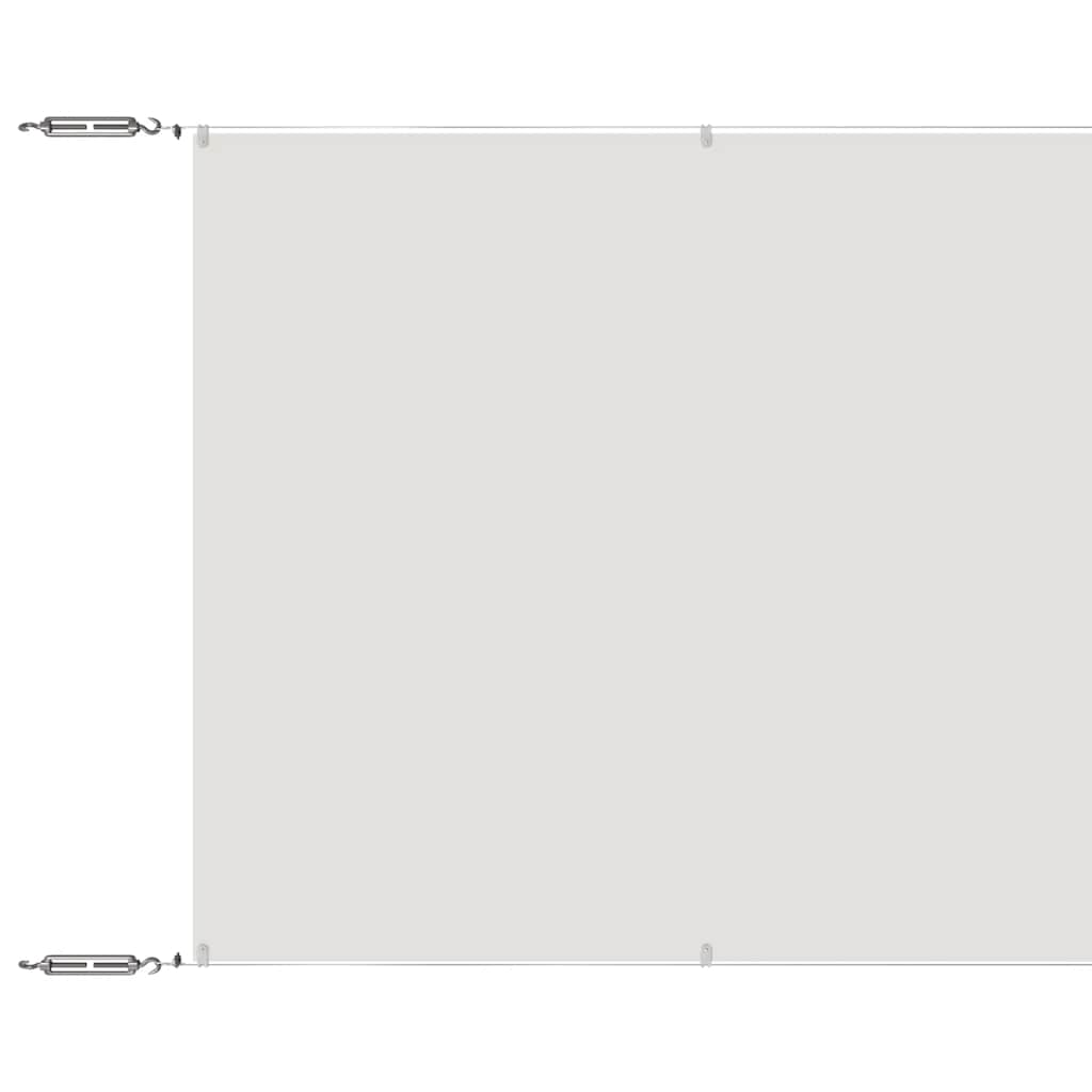 lodret markise 140x800 cm oxfordstof hvid