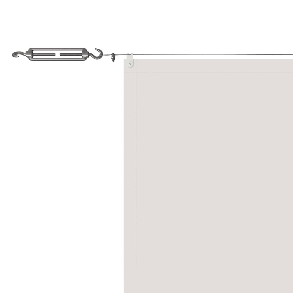 lodret markise 140x800 cm oxfordstof hvid