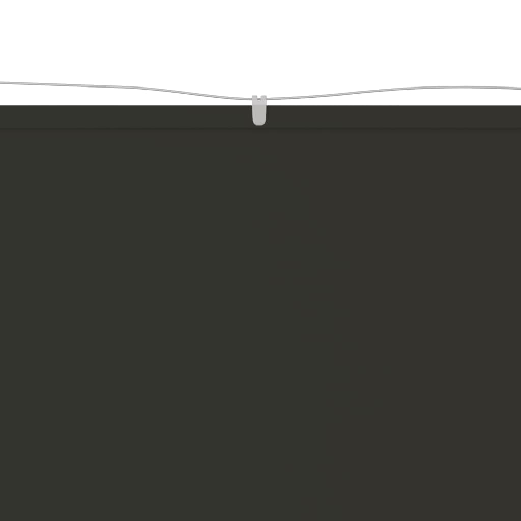 lodret markise 140x270 cm oxfordstof antracitgrå