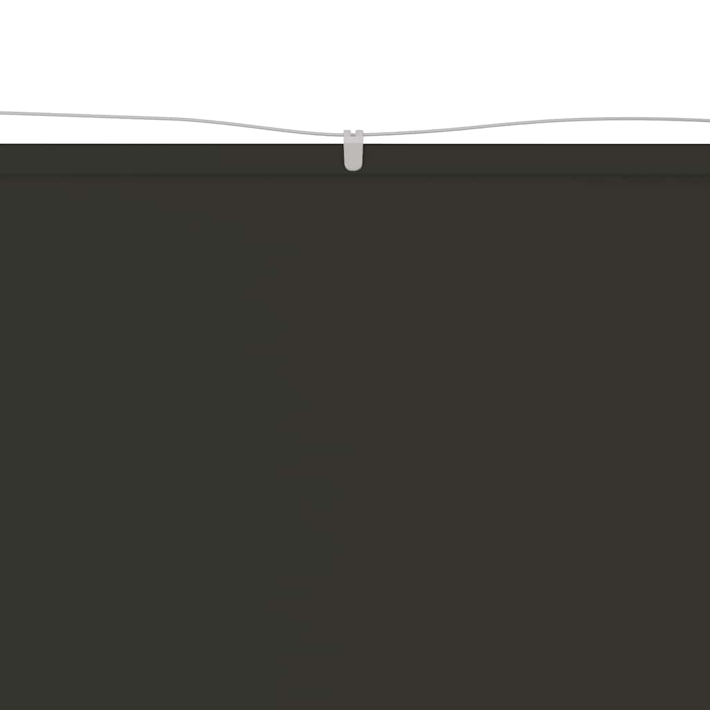 lodret markise 140x800 cm oxfordstof antracitgrå
