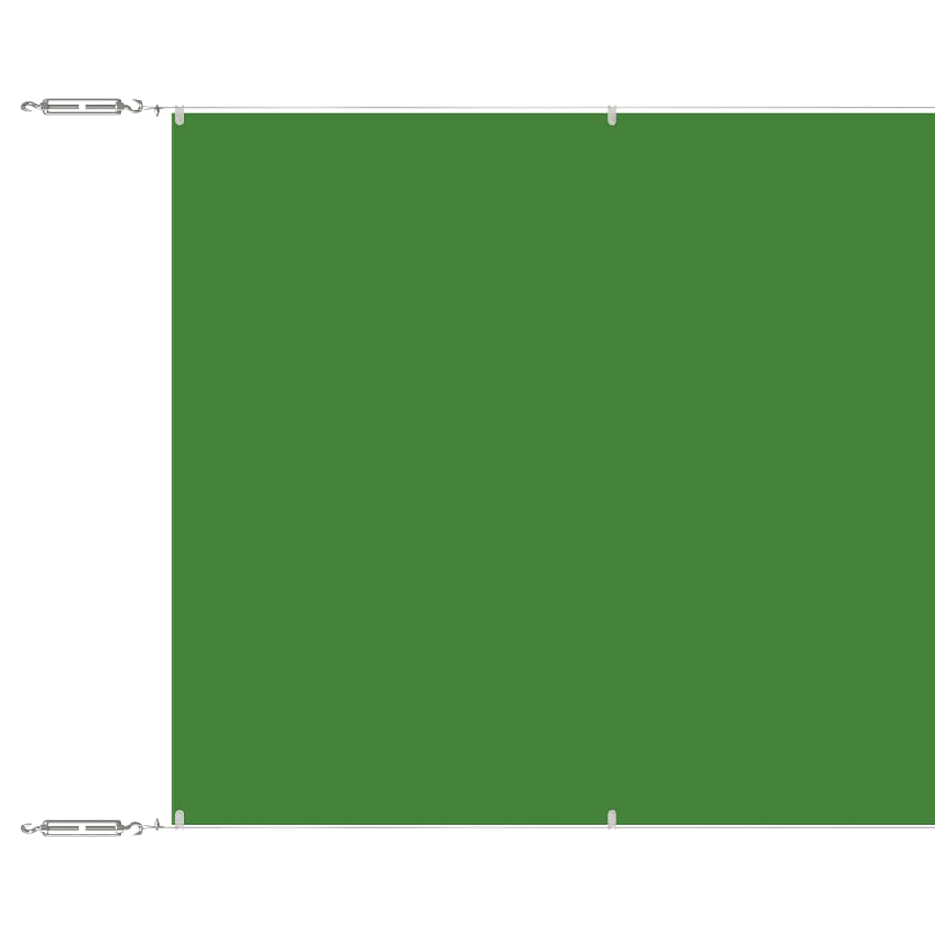 lodret markise 60x800 cm oxfordstof lysegrøn
