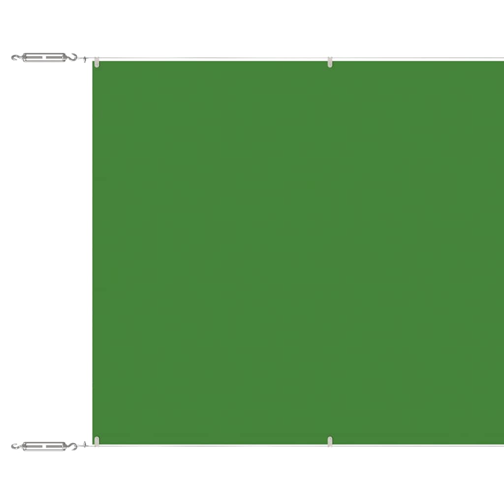lodret markise 140x800 cm oxfordstof lysegrøn