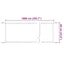 lodret markise 60x1000 cm oxfordstof terrakottafarvet