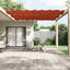 lodret markise 100x1200 cm oxfordstof terrakottafarvet