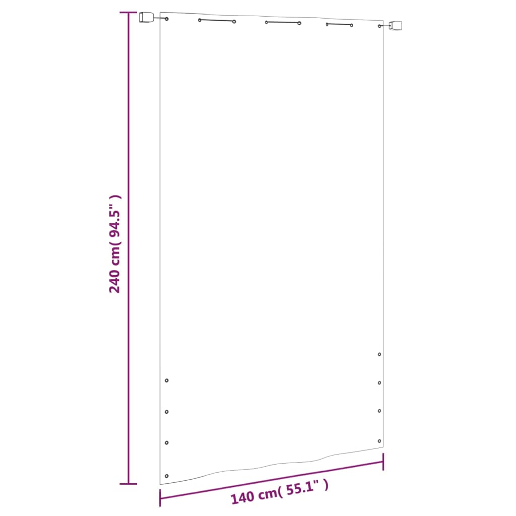 altanafskærmning Oxfordstof 140x240 cm lysegrøn