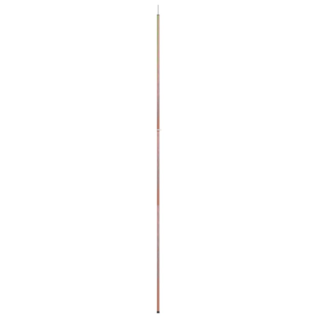 teleskopstang til telt 170-255 cm galvaniseret stål