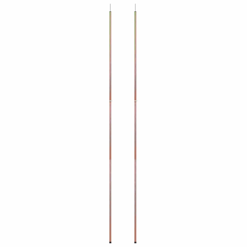 teleskopstænger til telt 2 stk. 170-255 cm galvaniseret stål