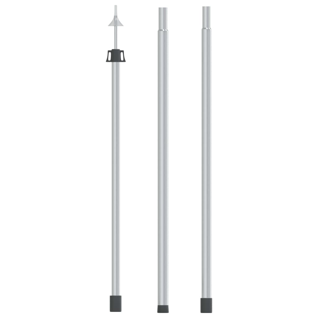 teleskopstang til presenning 102-60 cm aluminium