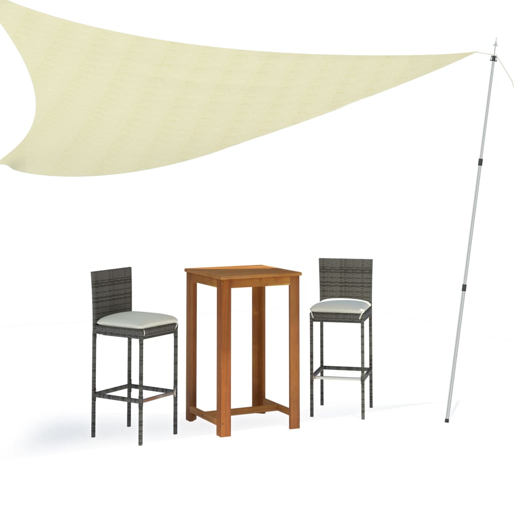 teleskopstænger til presenning 2 stk. 102-60 cm aluminium