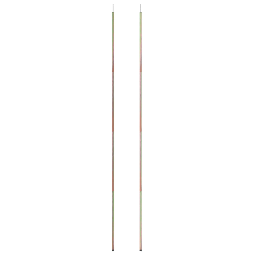 stænger til solsejl 2 stk. 200 cm galvaniseret stål