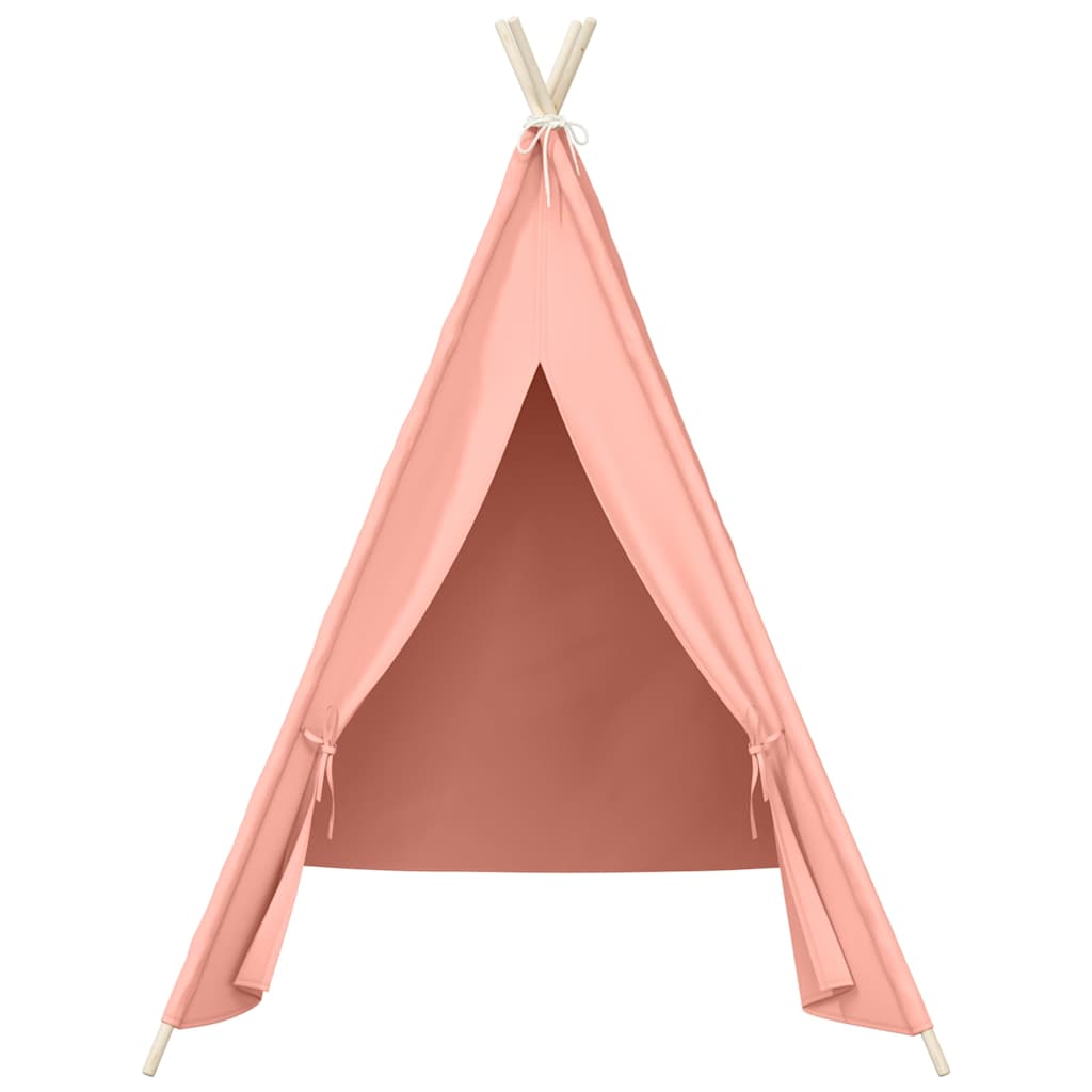 tipi til børn 120x120x150 cm med bærepose polyester pink