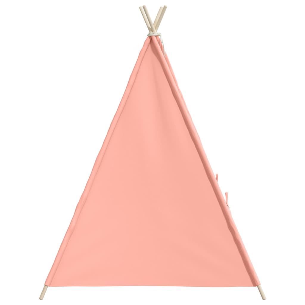 tipi til børn 120x120x150 cm med bærepose polyester pink