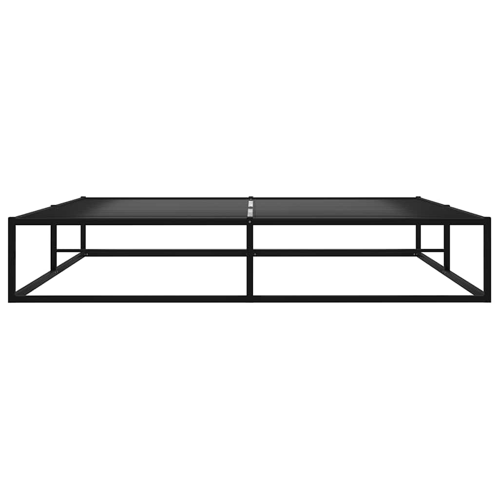 sengestel 180x200 cm metal sort