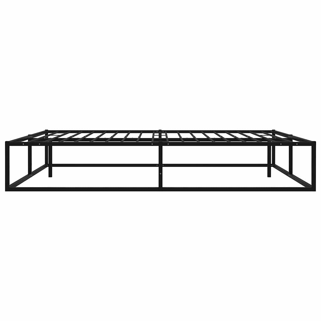 sengestel 180x200 cm metal sort